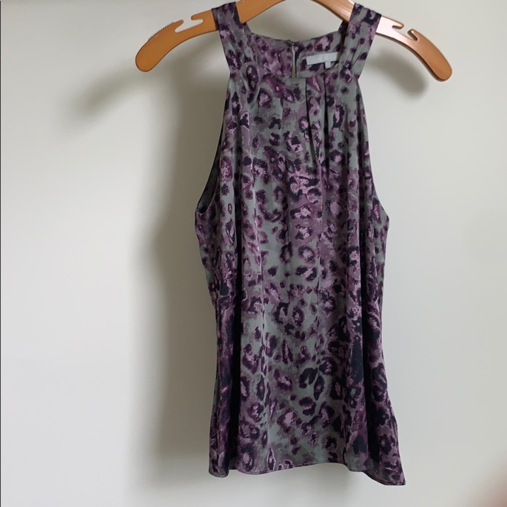 Violet & Claire leopard print tank